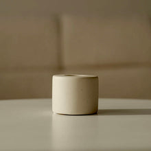 Load image into Gallery viewer, Ceramic Candle Holder - Creamy White
