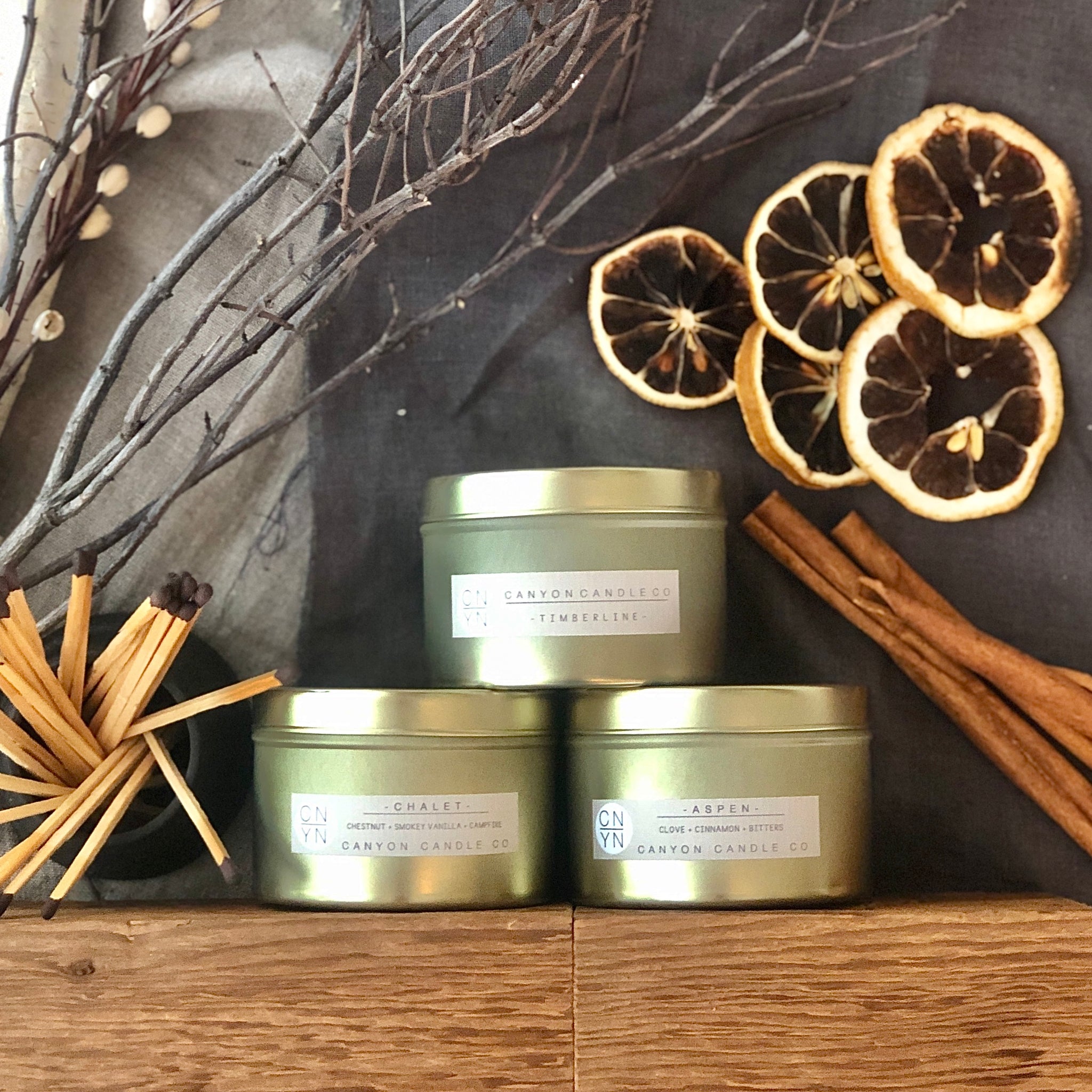 HOLIDAY TRIO SET – Canyon Candle Company