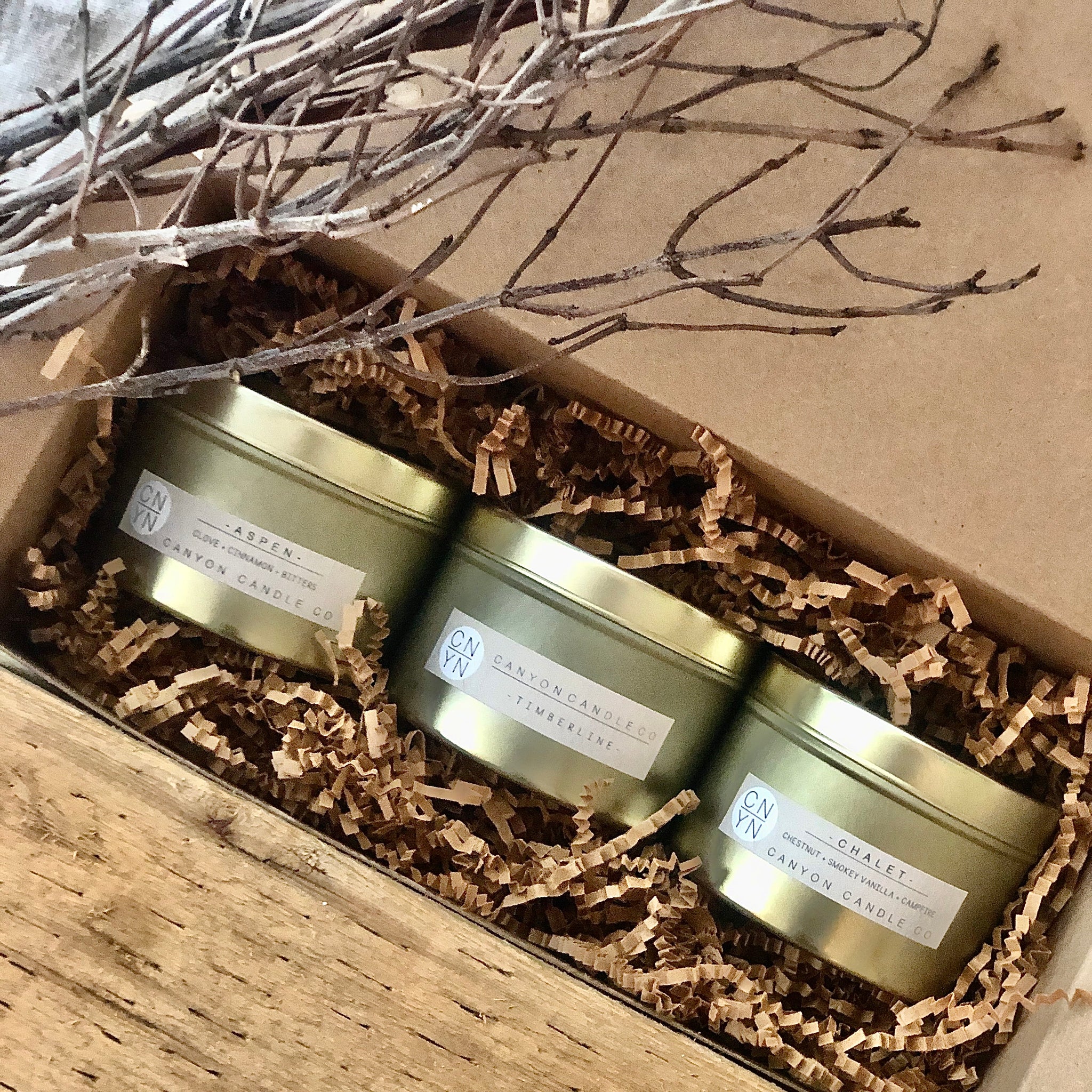 HOLIDAY TRIO SET – Canyon Candle Company
